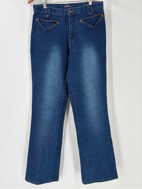 Committed Denim - Stretch Denim Rodeo Cowgirl Western Jeans V-yoke Flare Ranch Girl Women Size 6